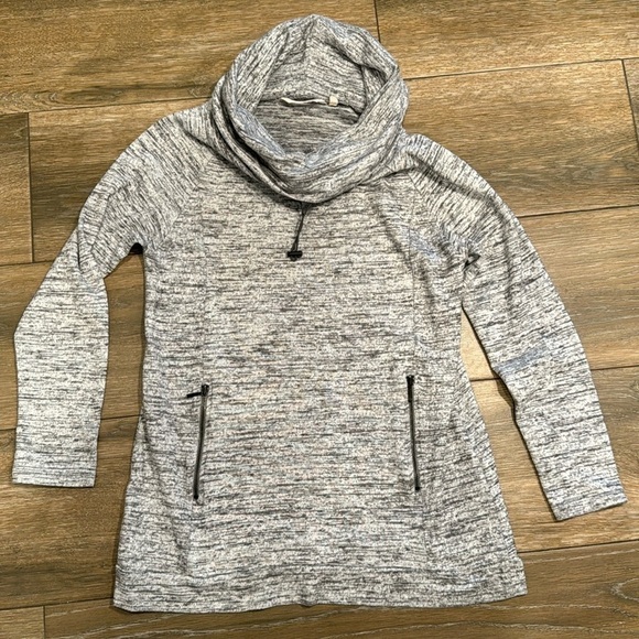 Soft Surroundings heathered gray cowl neck top size small - Picture 1 of 6